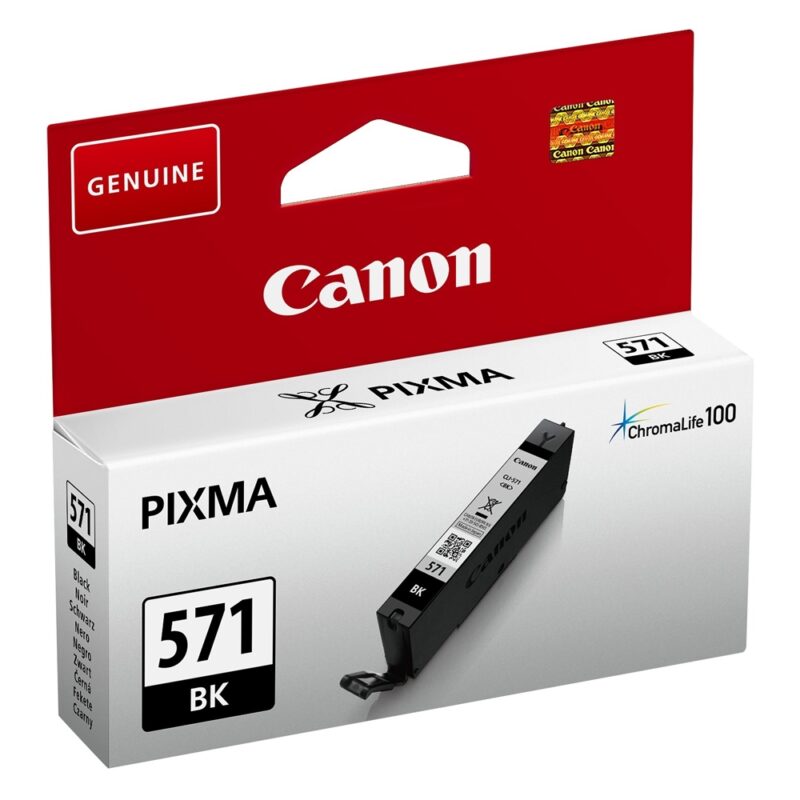 Canon Μελάνι Inkjet CLI-571BK Black (0385C001) (CANCLI-571BK)