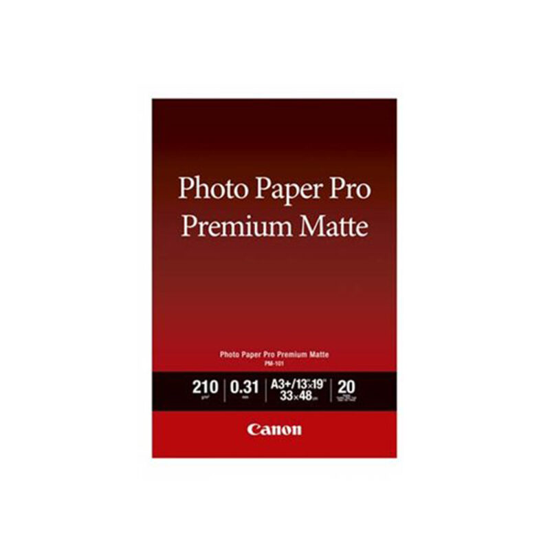 Canon Φωτογραφικό Χαρτί Premium Matte A3+ 210 g/m²20 φύλλα (8657B007) (CAN-PM101-A3PLUS)