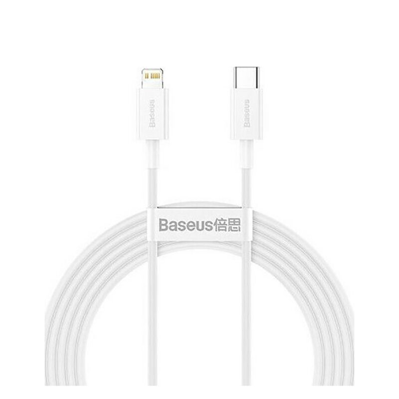 Baseus Type-C - Lightning Superior Series fast charging data cable PD 20W 2m White (CATLYS-C02) (BASCATLYS-C02)