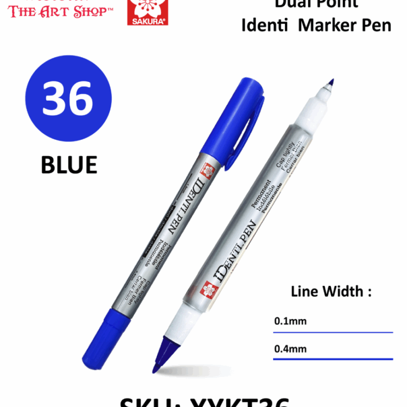 Sakura Μαρκαδόρος Identi 36 Μπλε (XYKT36) (SAKXYKT36)