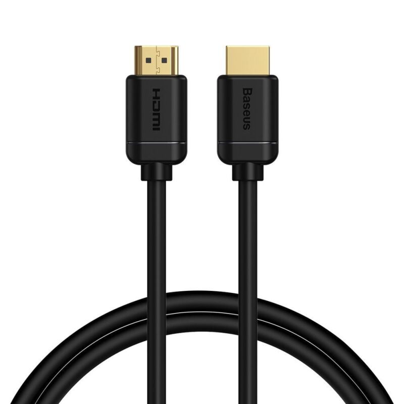 Baseus 2x HDMI 2.0 4K 60Hz Cable HDR 18Gbps 1m Black (CAKGQ-A01) (BASCAKGQ-A01)