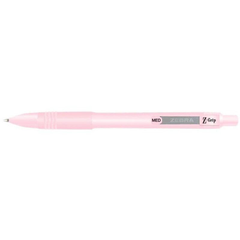 Zebra Στυλό Ballpoint Pastel Pink 1.0mm με Μπλε Μελάνι Z-Grip Smooth (ZB-91807) (ZEB91807)
