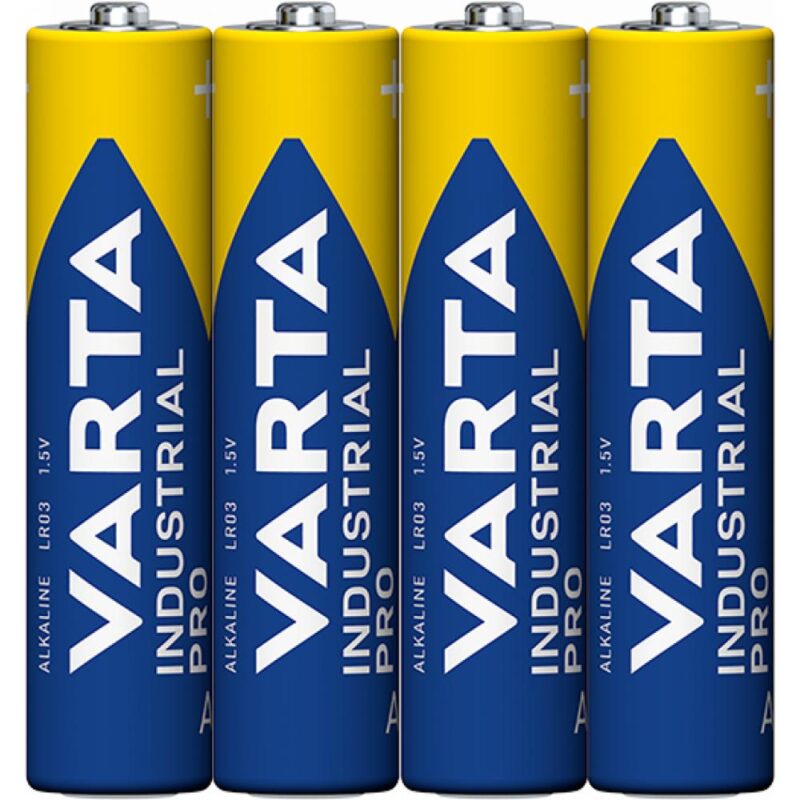 Varta Industrial Pro Αλκαλικές Μπαταρίες AAA LR03 1.5V 4τμχ (4003) (VART4003)