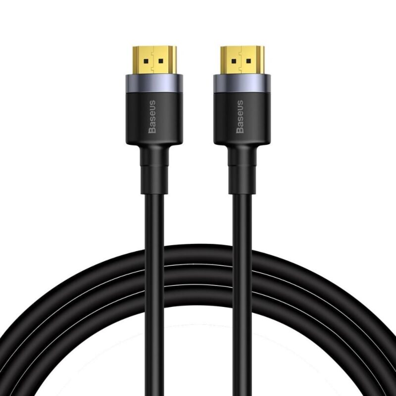 Baseus Cafule 4KHDMI Male To 4KHDMI Male Adapter Cable 3m Black (CADKLF-G01) (BASCADKLF-G01)