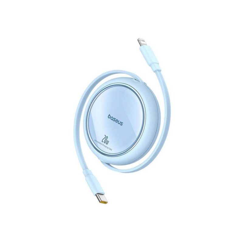 Baseus Retractable USB-C to Lightning Cable 20W Μπλε 1m (P10364501311-00) (BASP10364501311-00)