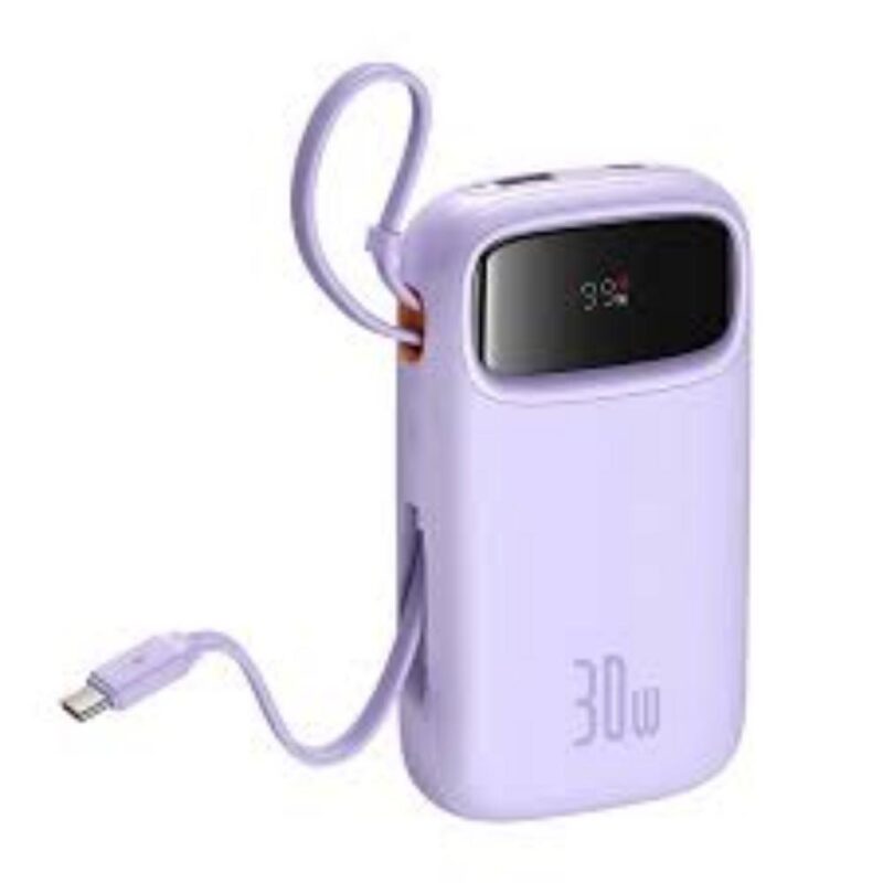 Baseus QPow 2 20000mAh 30W 2xUSB-C powerbank purple (P10055009513-00) (BASP10055009513-00)