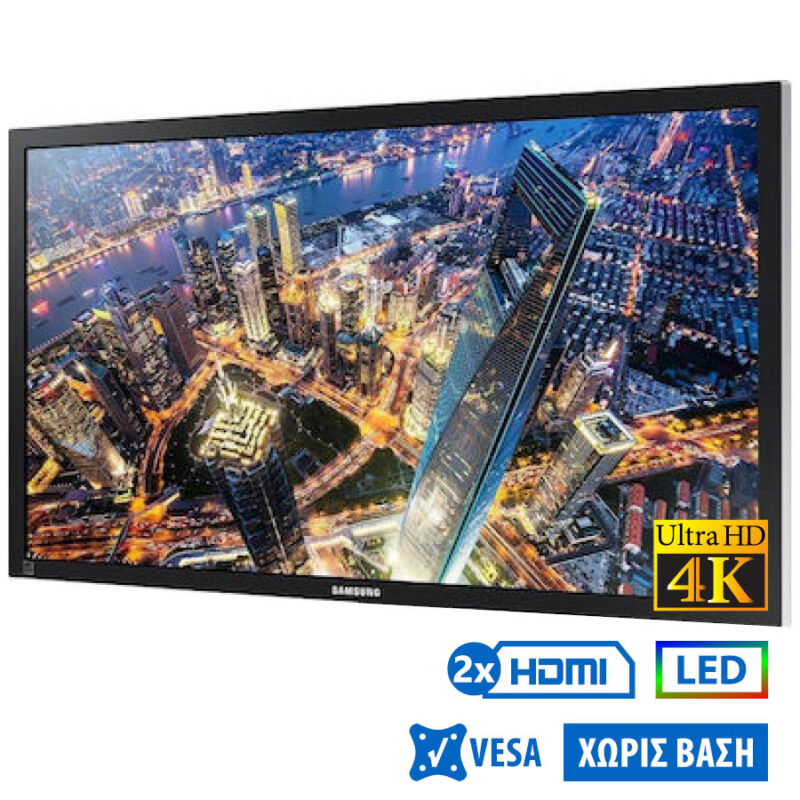 Used Monitor U28E590 LED/Samsung/28"UHD 4k/3840x2160/Wide/No Stand/Black/DP & 2x HDMI