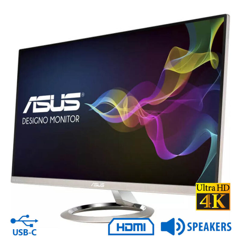 Used Display MX27UC/ASUS/27"UHD 4K/3840x2160/Wide/Silver/Black/w/Speakers/DP & HDMI & USB Type-C & U