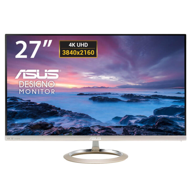 Used Display MX27UC/ASUS/27"UHD 4K/3840x2160/Wide/Silver/Black/w/Speakers/DP & HDMI & USB Type-C & U - Image 2