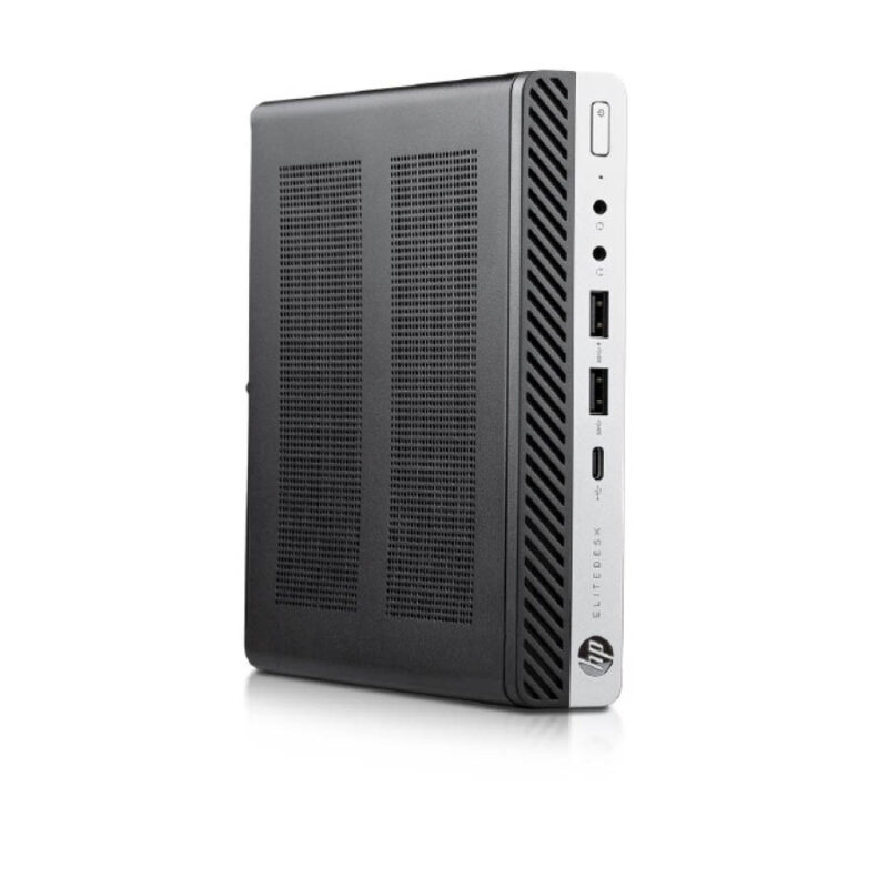 HP EliteDesk 800G4 DM i5-8600/8GB DDR4/256GB M.2 SSD/No ODD/10P Grade A Refurbished PC - Image 2