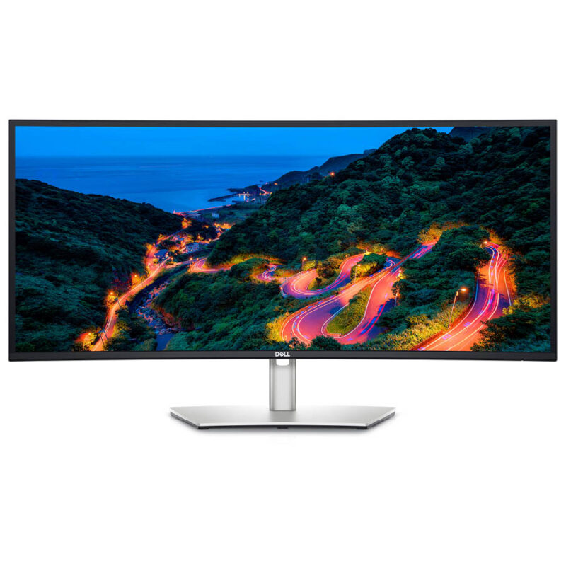 Used Monitor U3423WE Curved/Dell/34”UW-QHD/3440x1440/Silver/Black/w/Speakers/DP & 2xHDMI & USB-Type- - Image 2