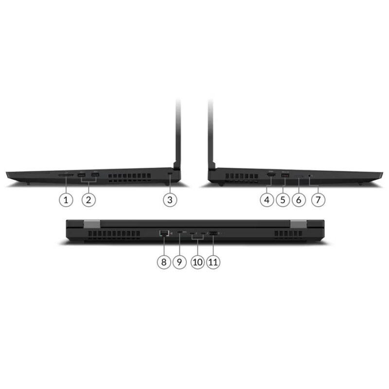 Lenovo ThinkPad P17 Gen1 i5-10400U/17.3”FHD/32GB DDR4/512GB SSD/No ODD/Quadro T1000 4GB/Camera/10P G - Image 3