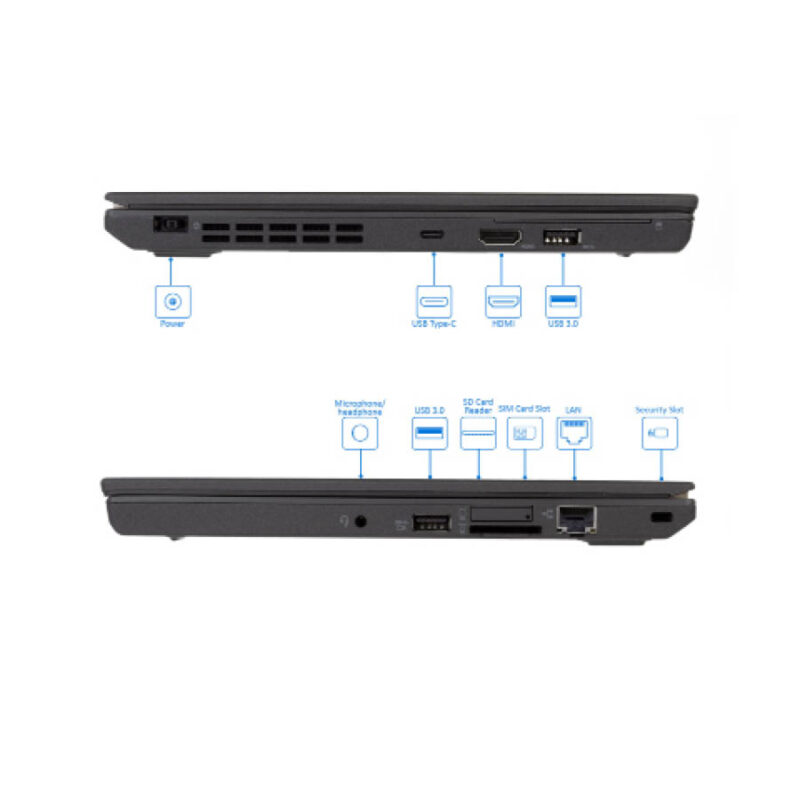 Lenovo ThinkPad X270 i5-7200U/12.5"FHD/8GB DDR4/256GB M.2 SSD/No ODD/Camera/10P Grade A Refurbished - Image 3