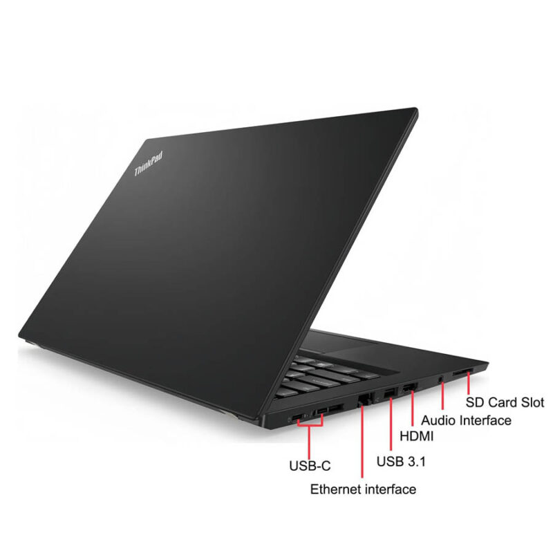 Lenovo ThinkPad T480s i5-8250U/14"FHD/8GB DDR4/256GB M.2 SSD/No ODD/Camera/10P Grade A Refurbished L - Image 3