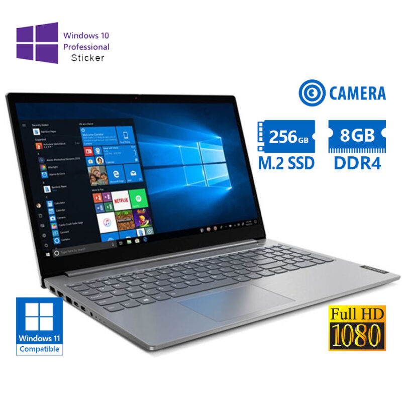 Lenovo ThinkBook 15-IIL i5-1035G1/15.6"FHD/8GB DDR4/256GB M.2 SSD/No ODD/Camera/10P Grade A Refurbis