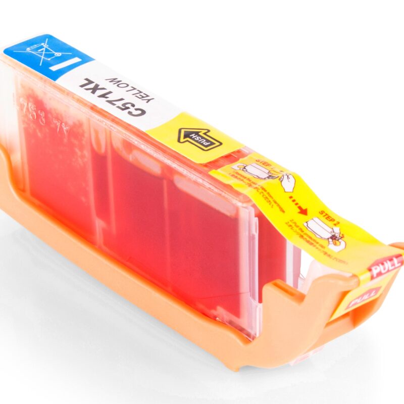 Ink cartridge Yellow replaces Canon 0334C001, CLI571YXL