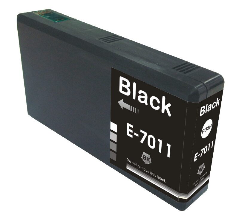 Ink cartridge Black replaces Epson C13T70114010, T7011