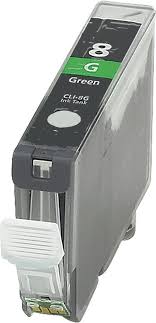 Ink cartridge Green replaces Canon 0627B001, CLI8G