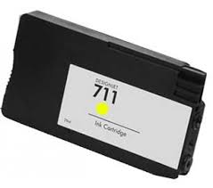 Ink cartridge Yellow replaces HP CZ132A, 711