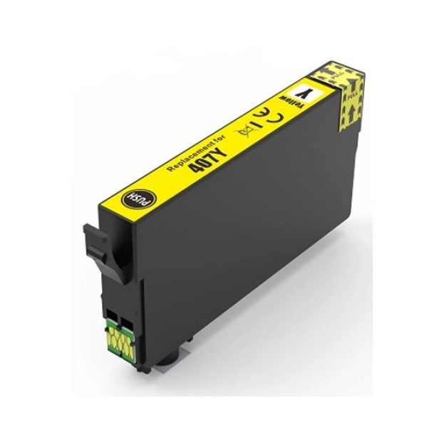 Ink cartridge Yellow replaces Epson C13T07U440, 407 XL