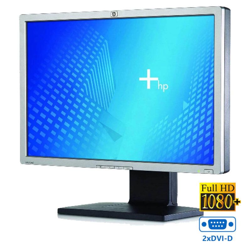 Used Monitor LP2465 TFT/HP/24"/1920x1200/Wide/Silver/Black/2xDVI-D & USB hub
