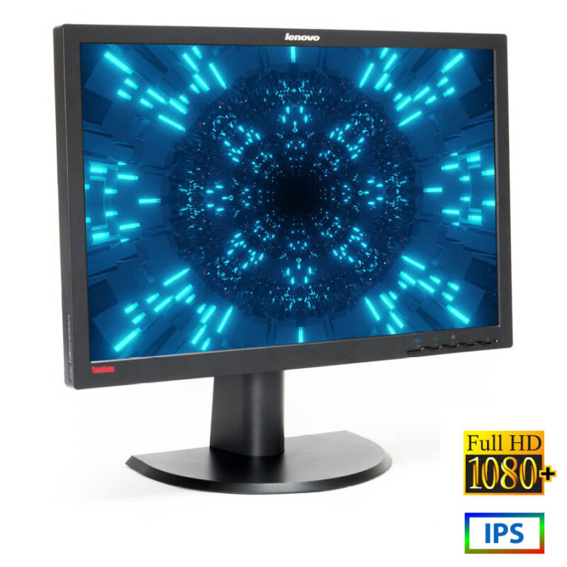 Used Monitor LT2452pwc IPS LED/Lenovo /24"FHD/1920x1200/Wide/Black/D-SUB & DVI-D & DP & USB HUB