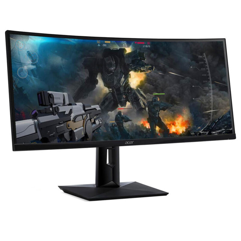 Used Monitor CZ340CK Curved/Acer/34"Utra HD 4K/3840x2160/Black/w/Speakers/DP & HDMI & USB Type-C & U - Image 2