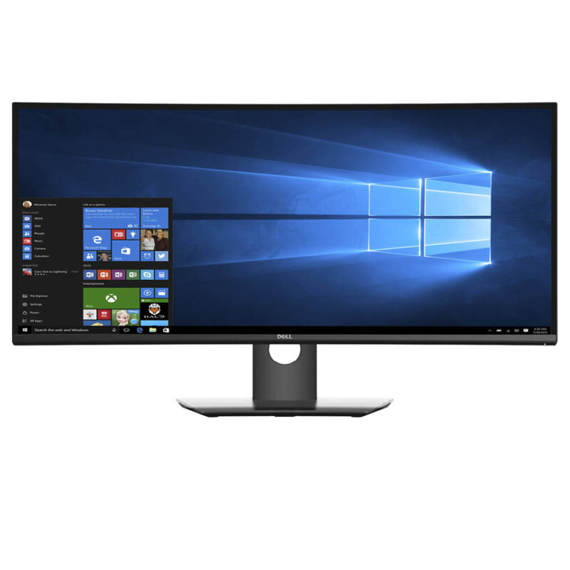 Used Monitor U3417W Curved/Dell/34"UW-QHD/3440x1440/Black/w/Speakers/DP & mini DP & 2xHDMI & USB 3.0 - Image 2