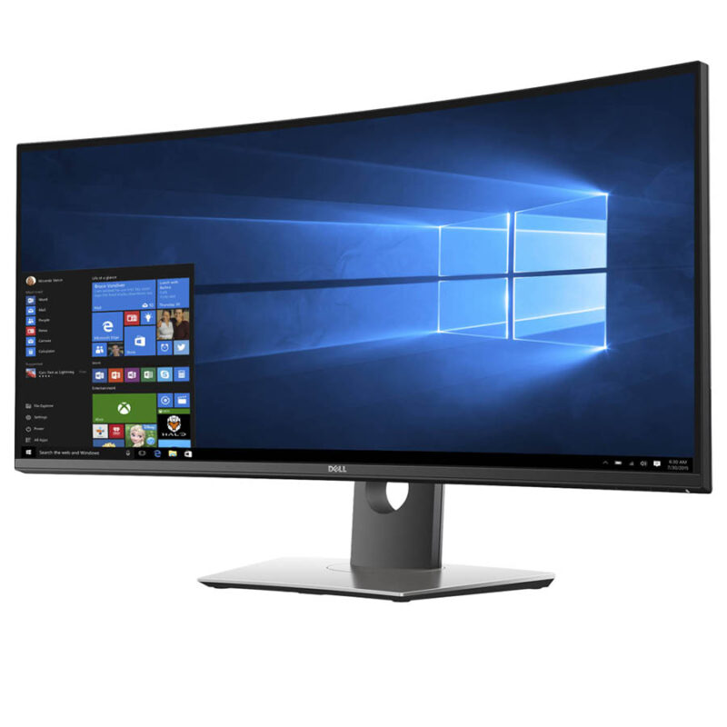 Used Monitor U3417W Curved/Dell/34"UW-QHD/3440x1440/Black/w/Speakers/DP & mini DP & 2xHDMI & USB 3.0 - Image 3