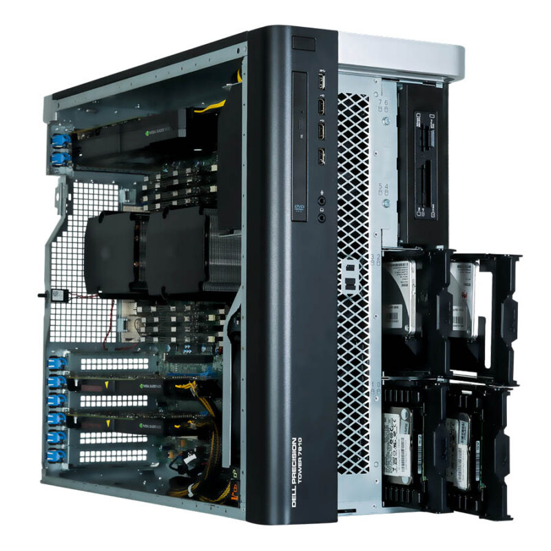 Dell Precision 7910 Tower Xeon E5-1650v3(6-Cores)/16GB DDR4/1TB/ATI 4GB/DVD/7P Grade A+ Workstation - Image 2