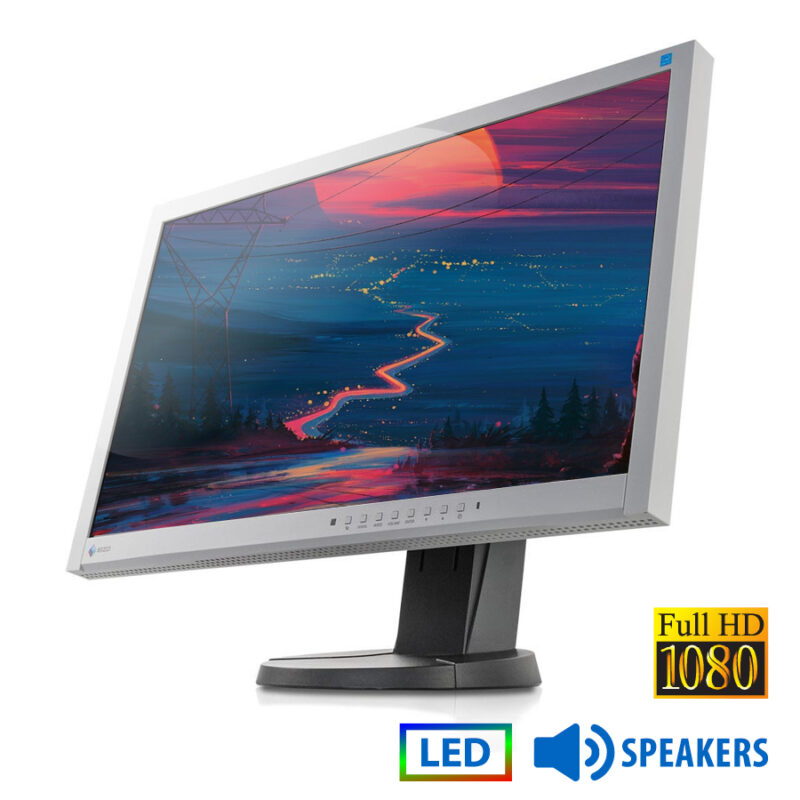 Used Monitor FlexScan EV2335W LED/Eizo/23"FHD/1920x1080/Wide/Gray/Black/w/Speakers/D-SUB & DVI-D & D