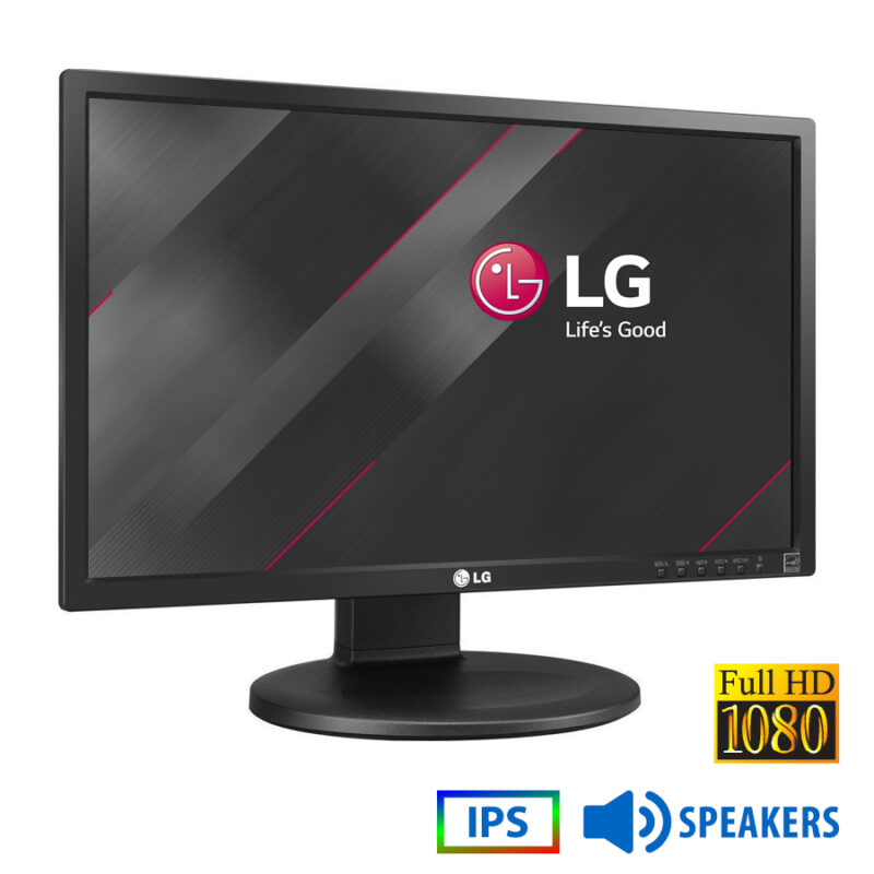 Used Monitor 23MB35PYI IPS LED/LG /23”FHD/1920x1080/Wide/Black/w/Speakers/D-SUB & DVI-D & DP & USB H