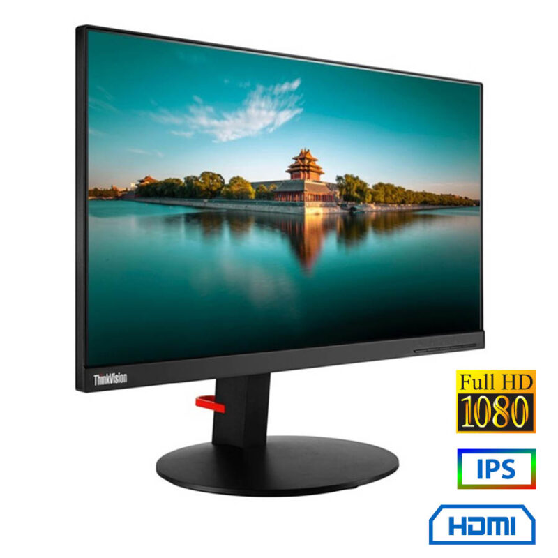 Used Monitor T23i-10 IPS LED/Lenovo /23"FHD/1920x1080/Wide/Black/D-SUB & DP & HDMI & USB 3.0 HUB