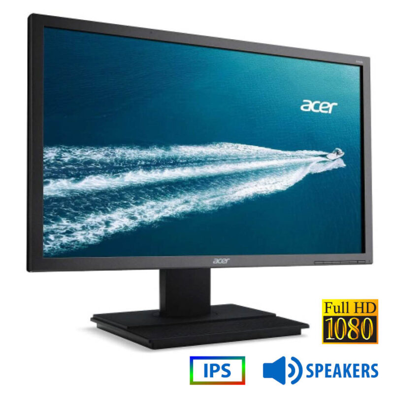 Used Monitor B246HYL IPS LED/Acer/24"FHD/1920x1080/Wide/Black/w/Speakers/D-SUB & DVI-D & DP