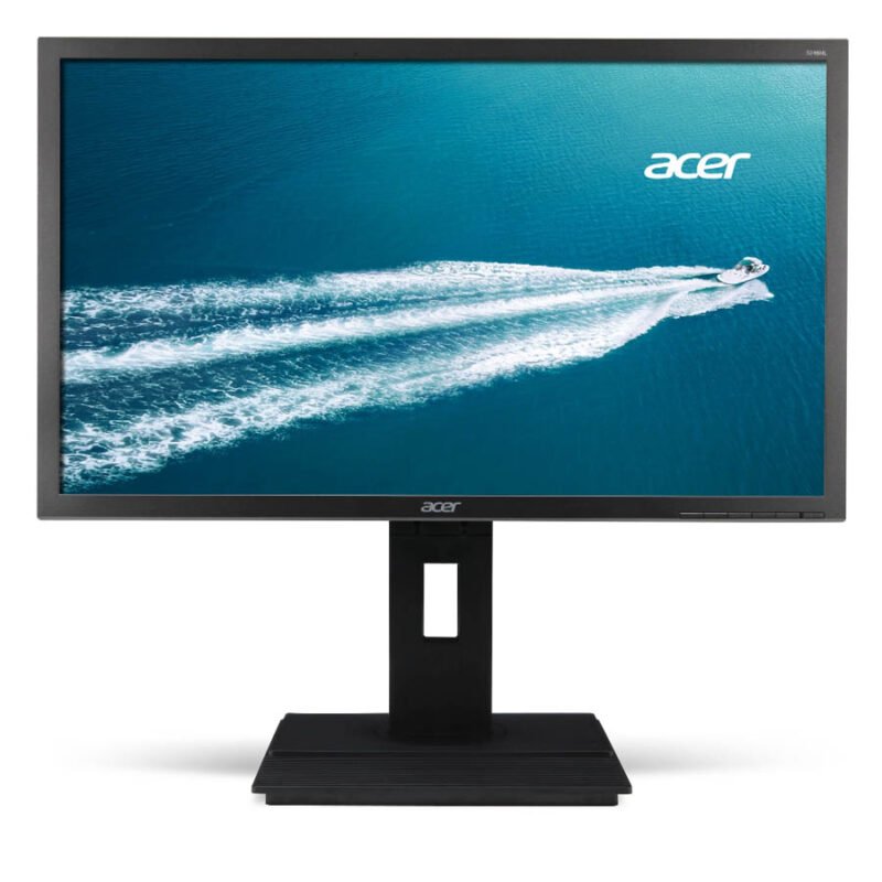 Used Monitor B246HYL IPS LED/Acer/24"FHD/1920x1080/Wide/Black/w/Speakers/D-SUB & DVI-D & DP - Image 2